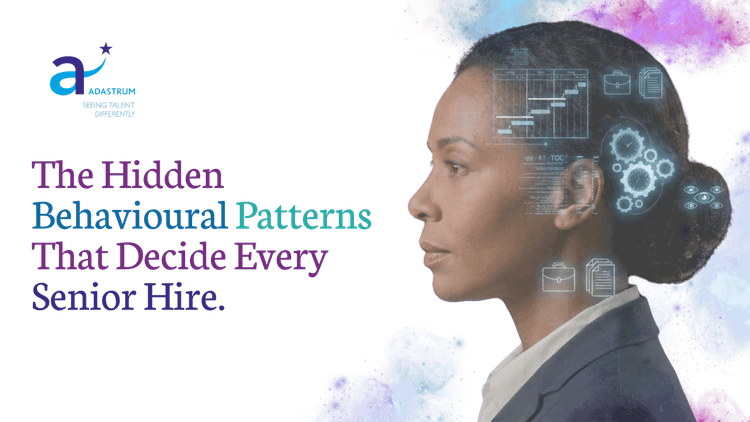 Meet the Four. The hidden behavioural patterns that decide every senior hire. Once you see them, you can't unsee them.