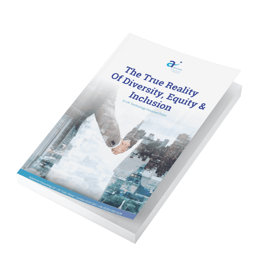 The True Reality of Diversity, Equity & Inclusion in UK Technology-Focused Roles — guide cover