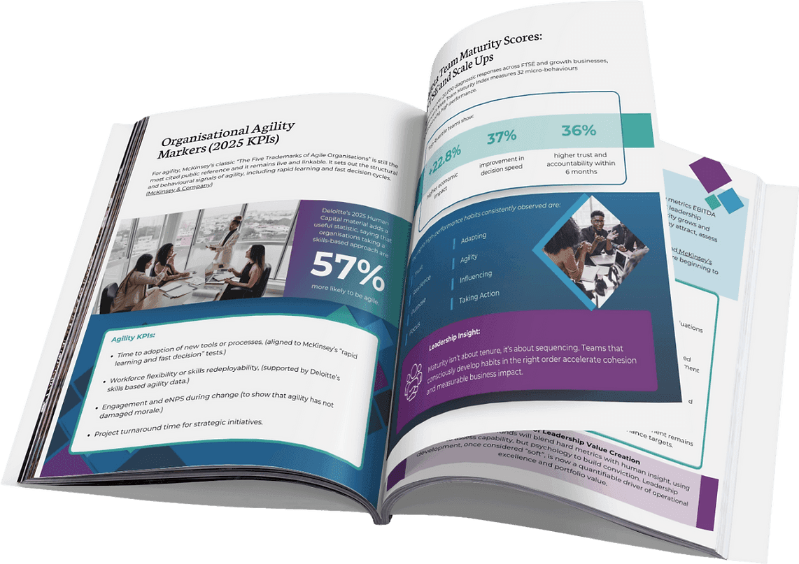 Inside the 2025 Leadership Benchmark Report: organisational agility markers and team maturity scores