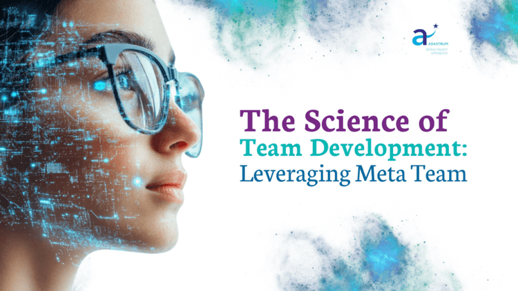 The Science of Team Development: Leveraging Meta Team on white background
