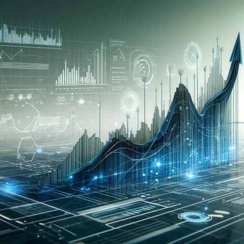 Graph displaying growth trends in technology executive search